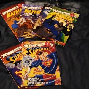 4 Batman Books & 2 Superman Books